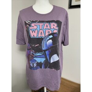 Star Wars T Shirt Classic Vintage XL Ladies Casual Purple
